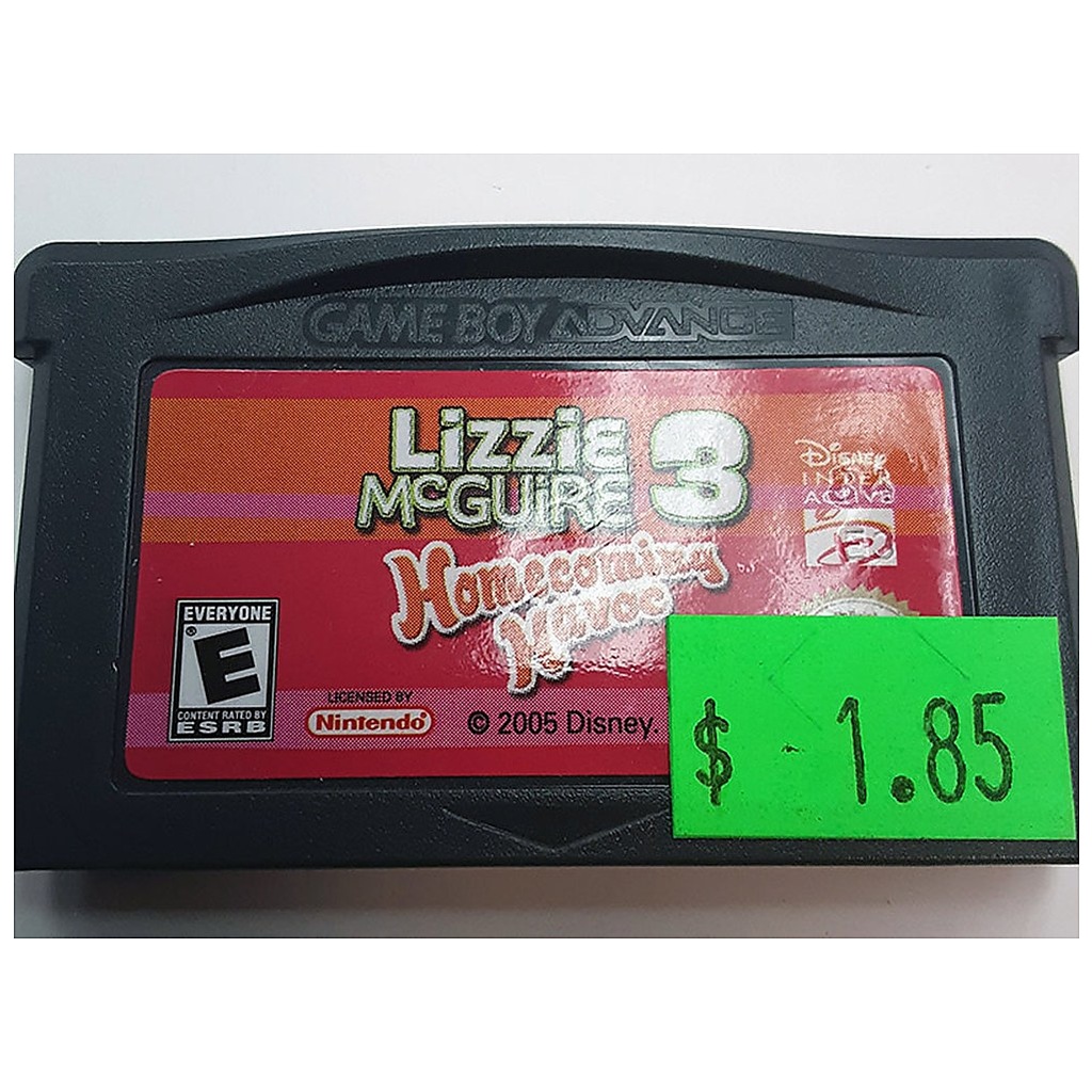 GBAU-LIZZIE MCGUIRE 3 HOMECOMING HAVOK (CARTRIDGE)