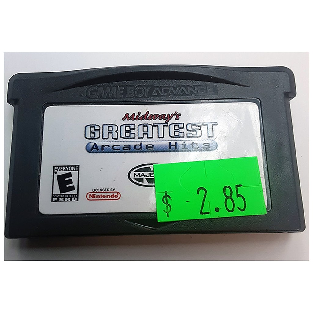 GBAU-MIDWAY'S GREATEST ARCADE HITS (CARTRIDGE)