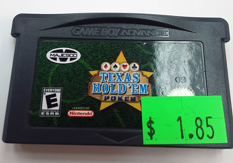 GBAU-TEXAS HOLD'EM POKER (CARTRIDGE)