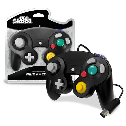 [210000003226] OLD SKOOL GAMECUBE CONTROLLER (BLACK)