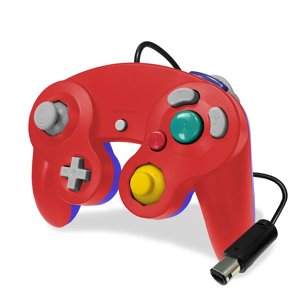 OLD SKOOL GAMECUBE CONTROLLER (RED/BLUE)