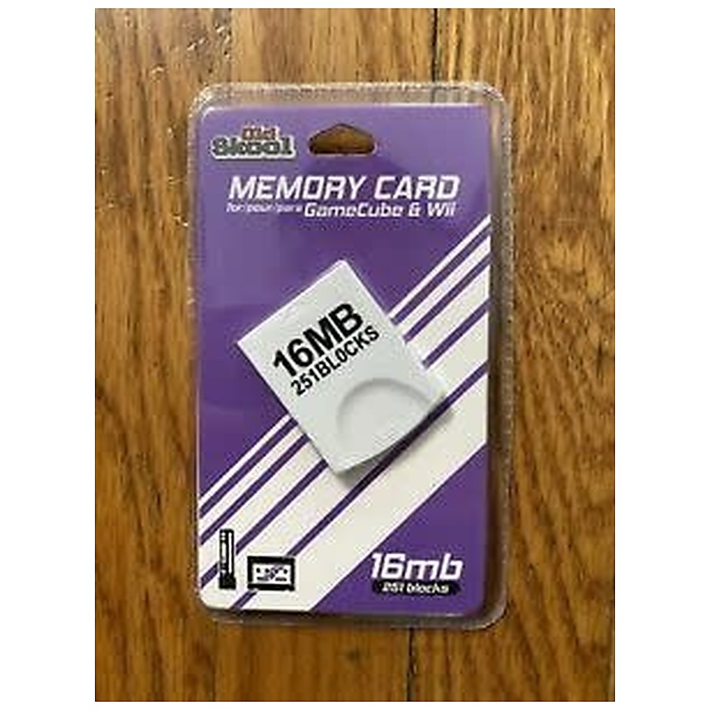 OLD SKOOL 16MB GAMECUBE MEMORY CARD