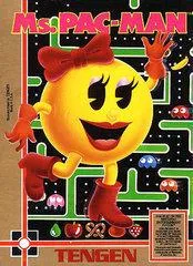 NESU-MS. PACMAN (CARTRIDGE) (TENGEN) STICKER FADE