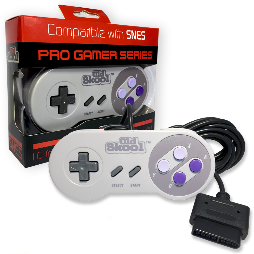 OLD SKOOL PRO GAMER SERIES SNES CONTROLLER
