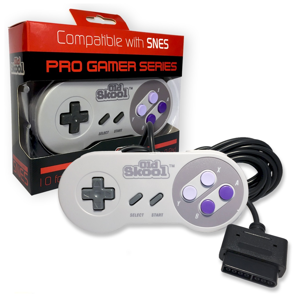 OLD SKOOL PRO GAMER SERIES SNES CONTROLLER