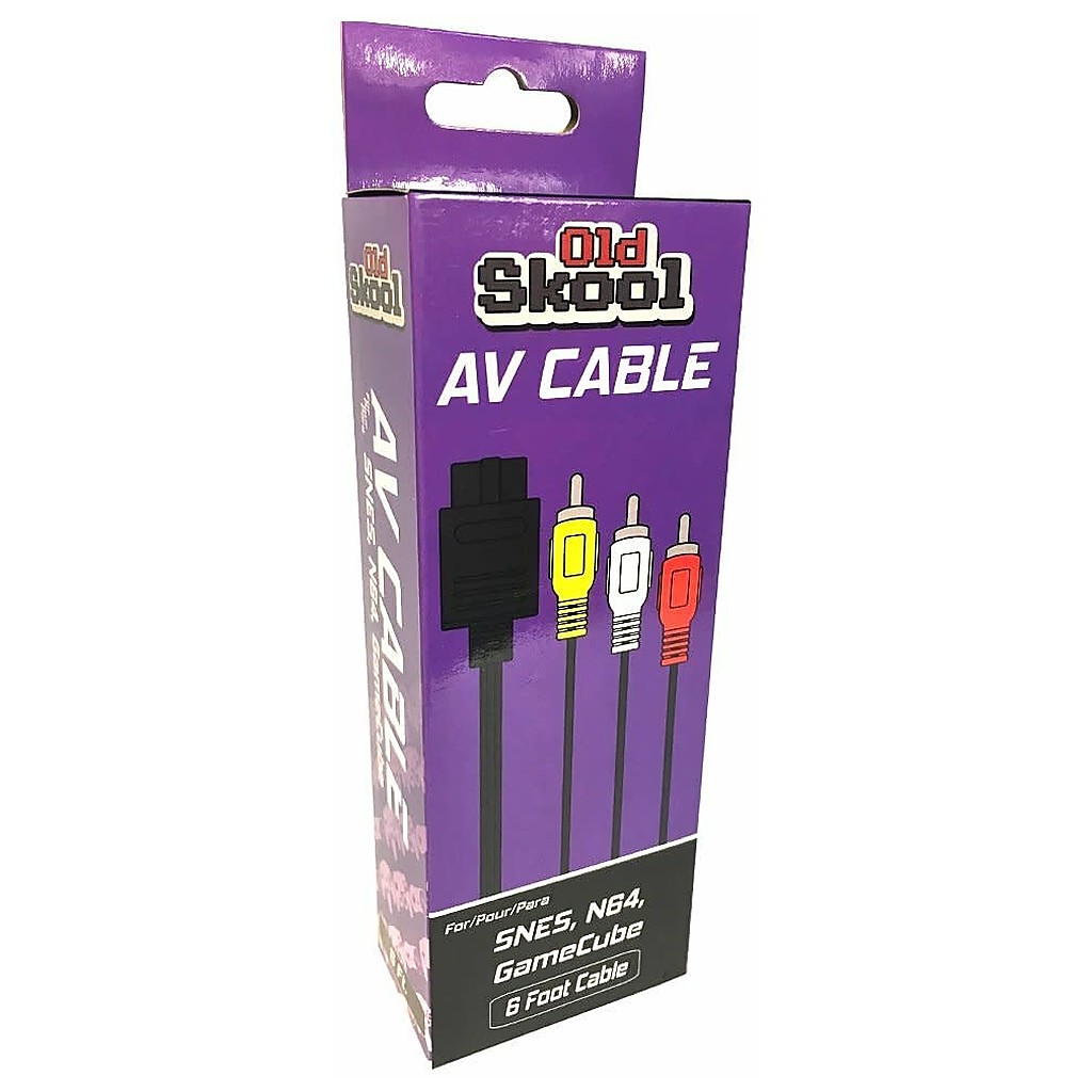 OLD SKOOL AV CABLE SNES/N64/GAMECUBE