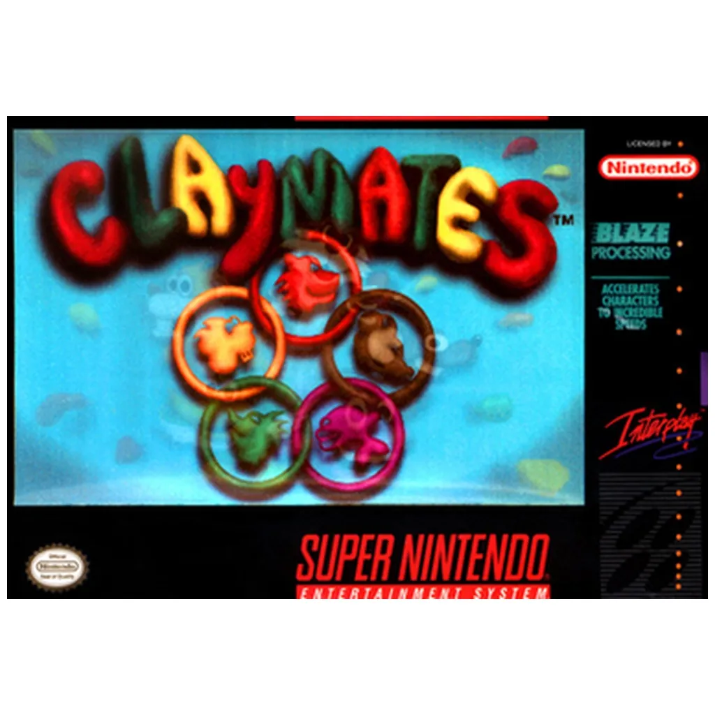 SNESU-CLAYMATES (CARTRIDGE)