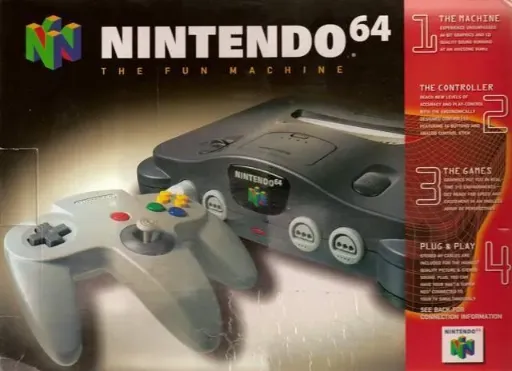 SYSTEM-USED N64 (NINTENDO 64) Gray (NO BOX)