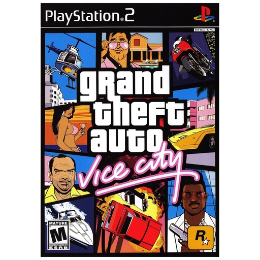 PS2U-Grand Theft Auto Vice City (No Manual)