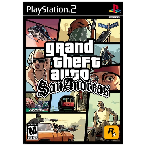 PS2U-Grand Theft Auto San Andreas (CIB)