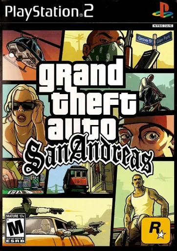 PS2U-Grand Theft Auto San Andreas (Not For Resale)