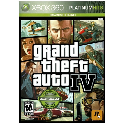 X3U-Grand Theft Auto IV [Platinum Hits] (NO MANUAL)