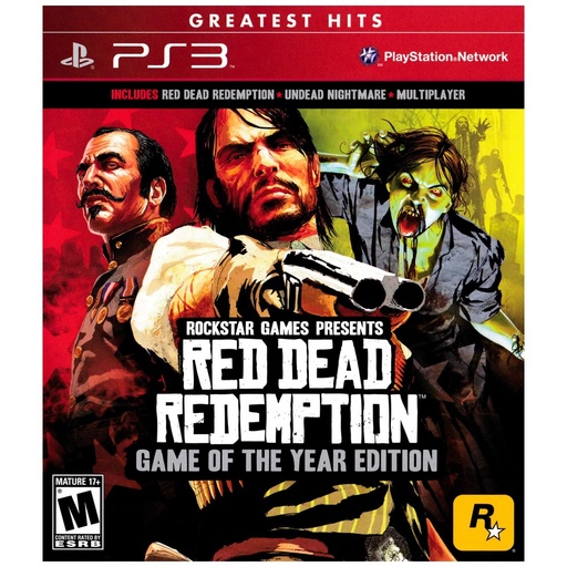 PS3-Red Dead Redemption [Game of the Year] (NEW IN BOX)
