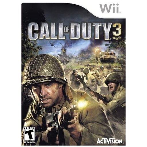 WIIUSED-Call of Duty 3 (CIB)